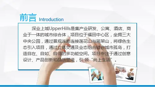 深圳市深业上城项目市调报告ppt课件