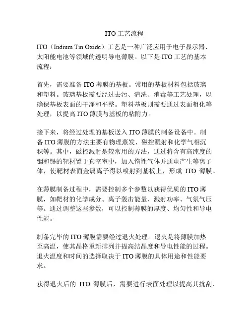 ITO 工艺流程