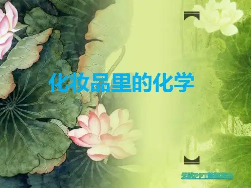 三分钟教你读懂化妆品成分表终版.pptx