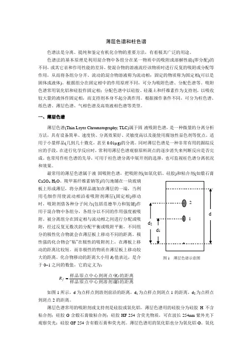 薄层色谱和柱色谱
