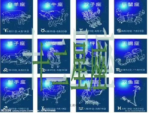 十二星座简介[中学小学]