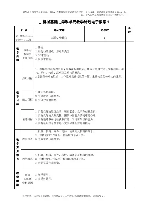 《机械基础》电子教案(72个)
