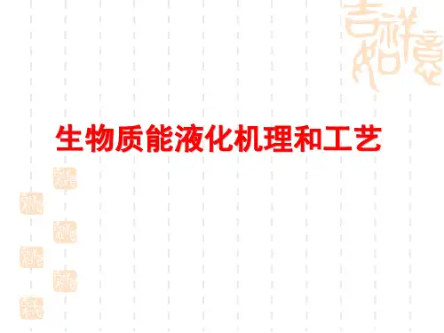 第5章 生物质能液化讲解