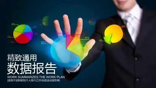 精美通用数据分析报告PPT模板