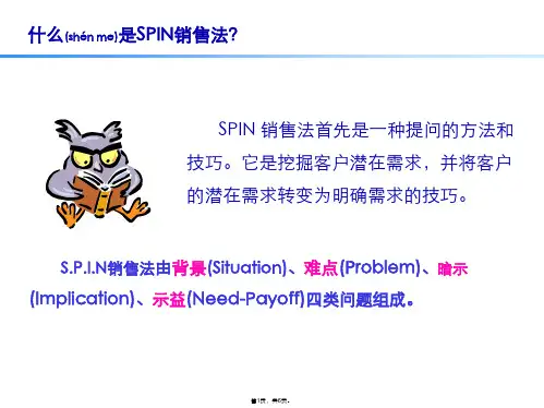 SPIN销售法(共6张)