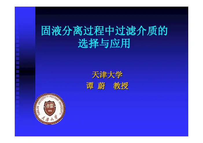 过滤介质