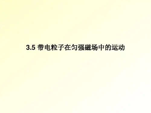 带电粒子在匀强磁场中的运动(12道经典例题)