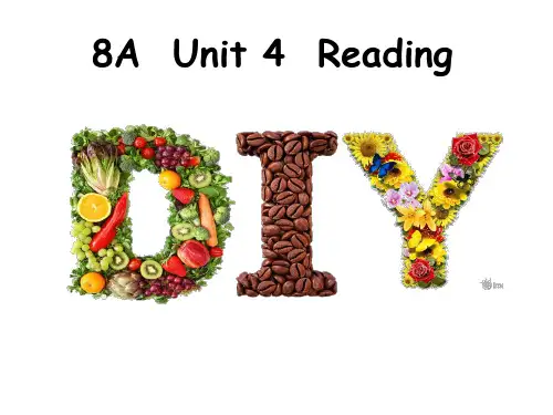 译林版英语八年级上册第四单元 reading 课件