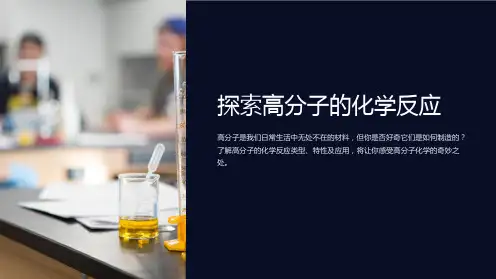《高分子的化学反应》课件