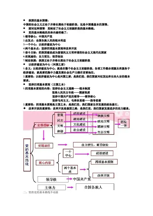 对我国国情的认识