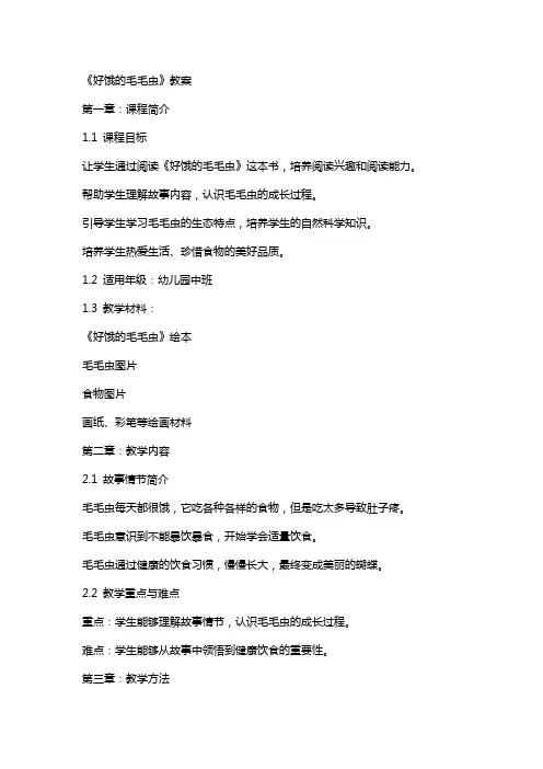 《好饿的毛毛虫》教案