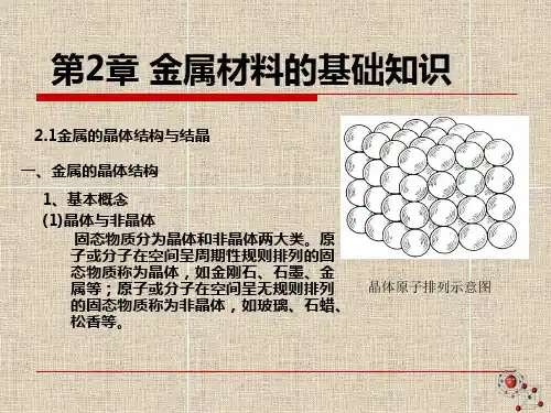 金属材料的基础知识