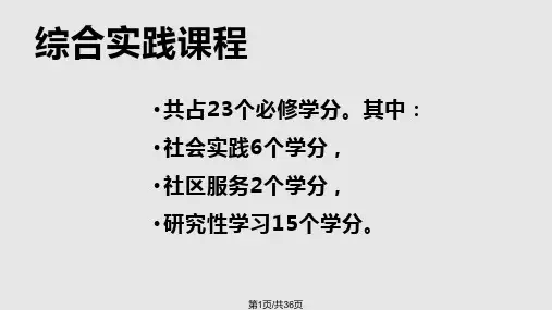 研究性学习模板PPT课件