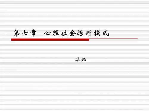 7心理社会治疗模式