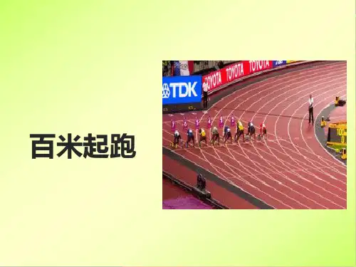 百米起跑 体育课件