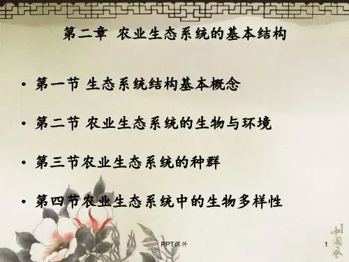 农业生态系统结构  ppt课件