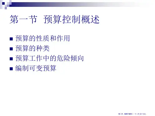 预算控制管理技巧30页PPT.pptx