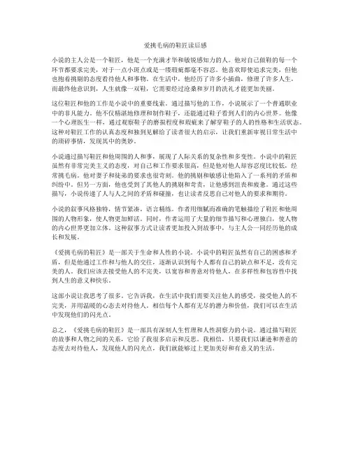 爱挑毛病的鞋匠读后感