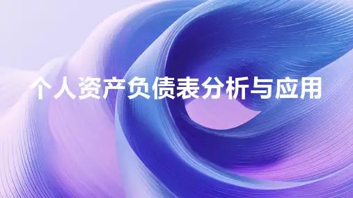 个人资产负债表