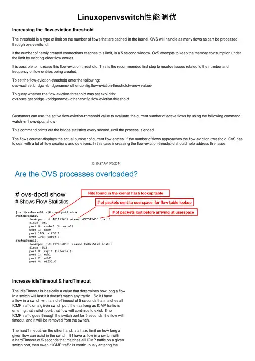 Linuxopenvswitch性能调优