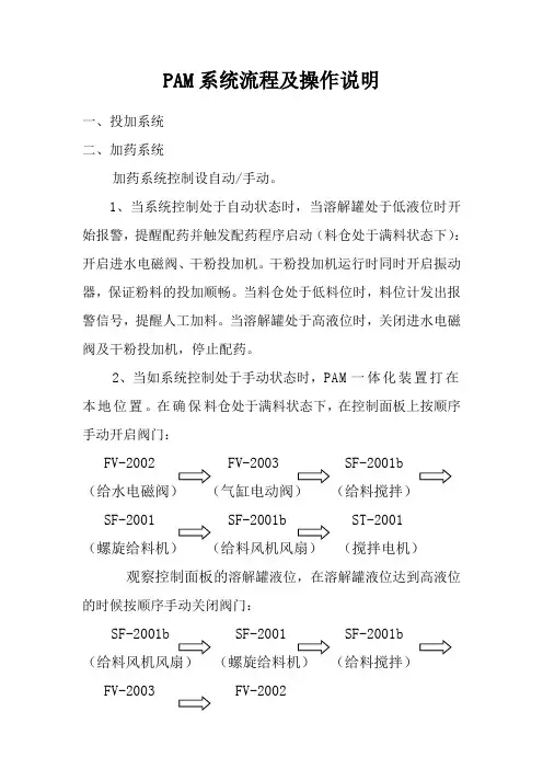 PAM操作说明