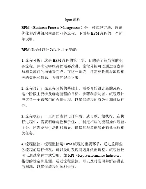 bpm流程