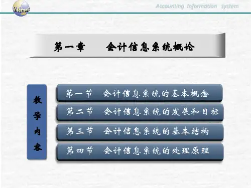 第章会计信息系统概论ppt课件