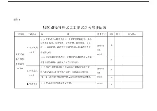临床路径、单病种督查表.docx