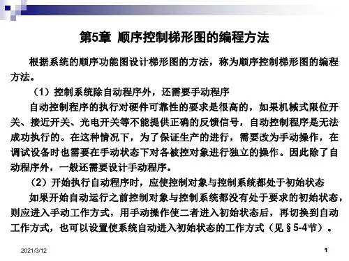 顺序控制梯形图PPT课件