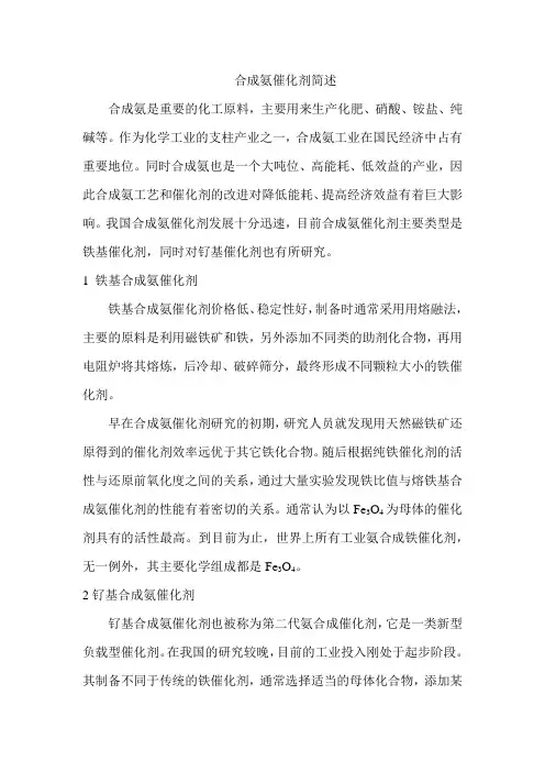 合成氨催化剂