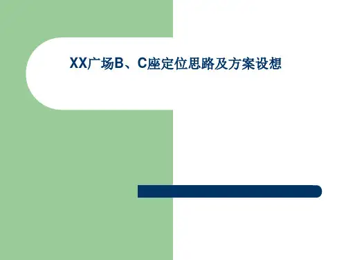 广场BC座定位思路及方案(最新)