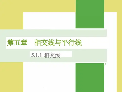 新人教版七年级下册数学第五章完整ppt课件