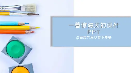 一着惊海天ppt的课件PPT