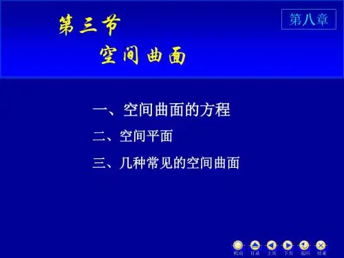 8_3空间曲面.