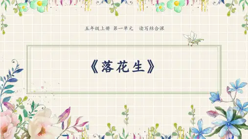 人教(部编版)落花生优秀课件1