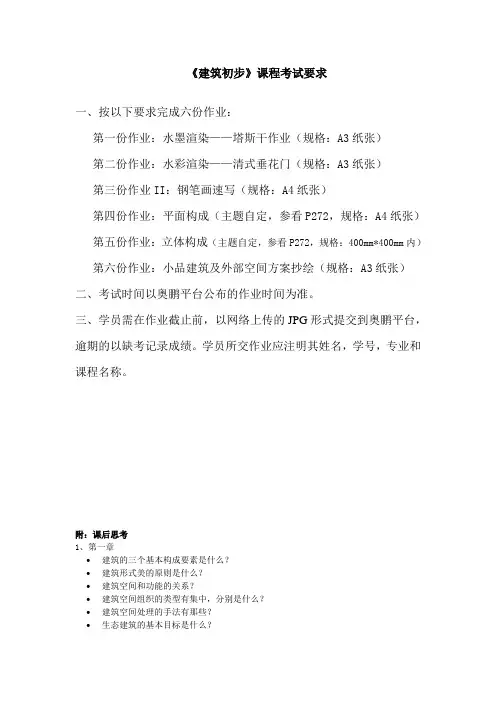 建筑立体构成