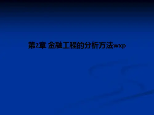 第2章-金融工程的分析方法wxpPPT课件