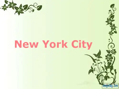 纽约城市的简介(英文)