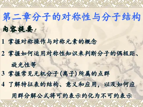 分子对称性