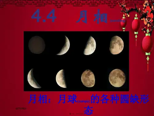 七年级科学下册 4.4《月相》课件1浙教级下册自然科学课件