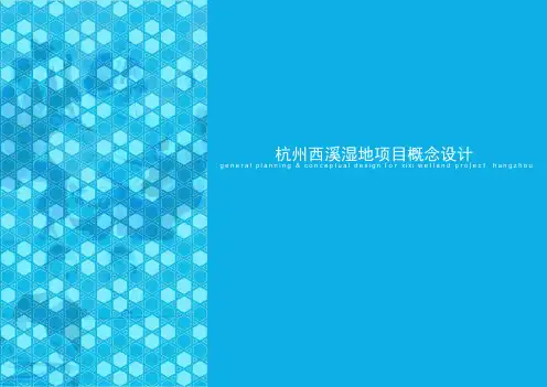 最新西溪湿地项目规划