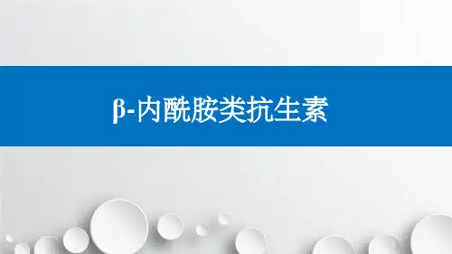 β-内酰胺类抗生素
