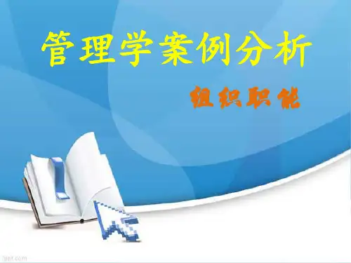 组织职能案例