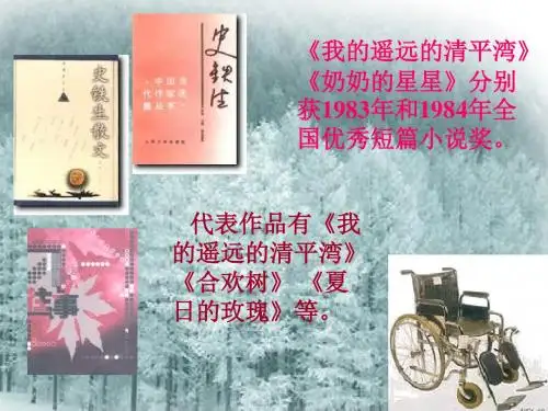 苏教版高中语文必修二 第1专题 《我与地坛(节选)》公开课课件