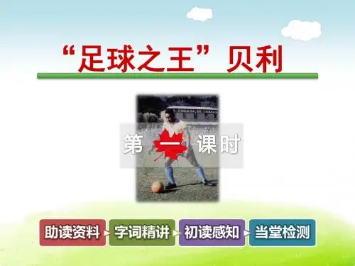 “足球之王”贝利PPT课件6下教科版精品