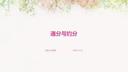 通分与约分