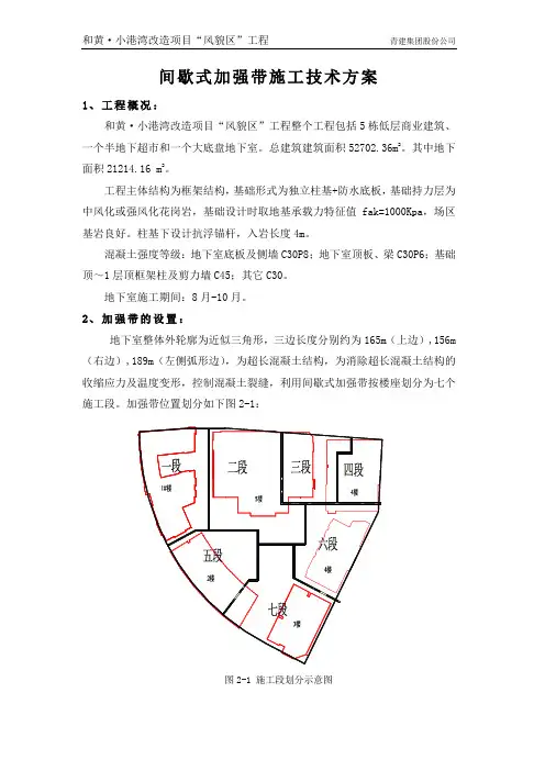 间歇式加强带方案