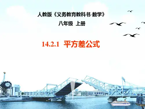人教版八年级数学上册《平方差公式》PPT