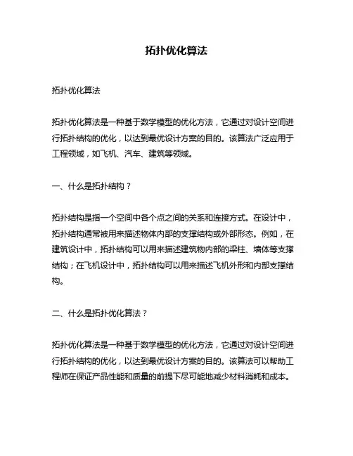 拓扑优化算法