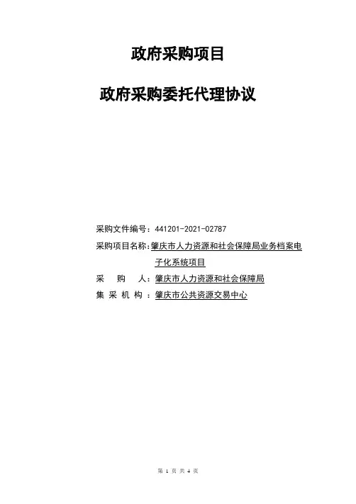 政府采购项目